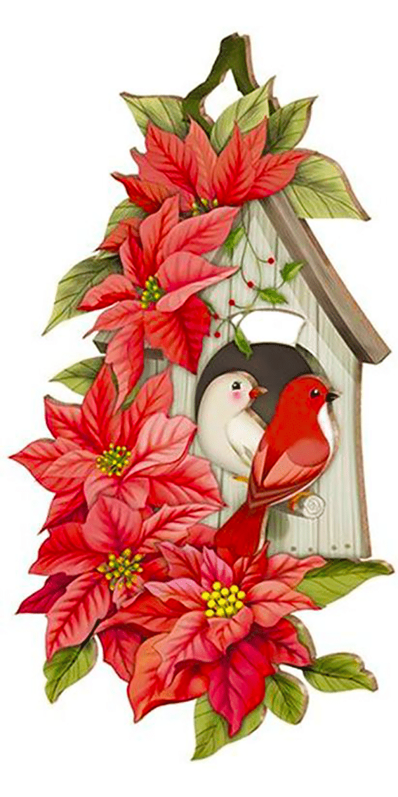 vogelfütterer (mg 600) gobelin stickbild stickpackung