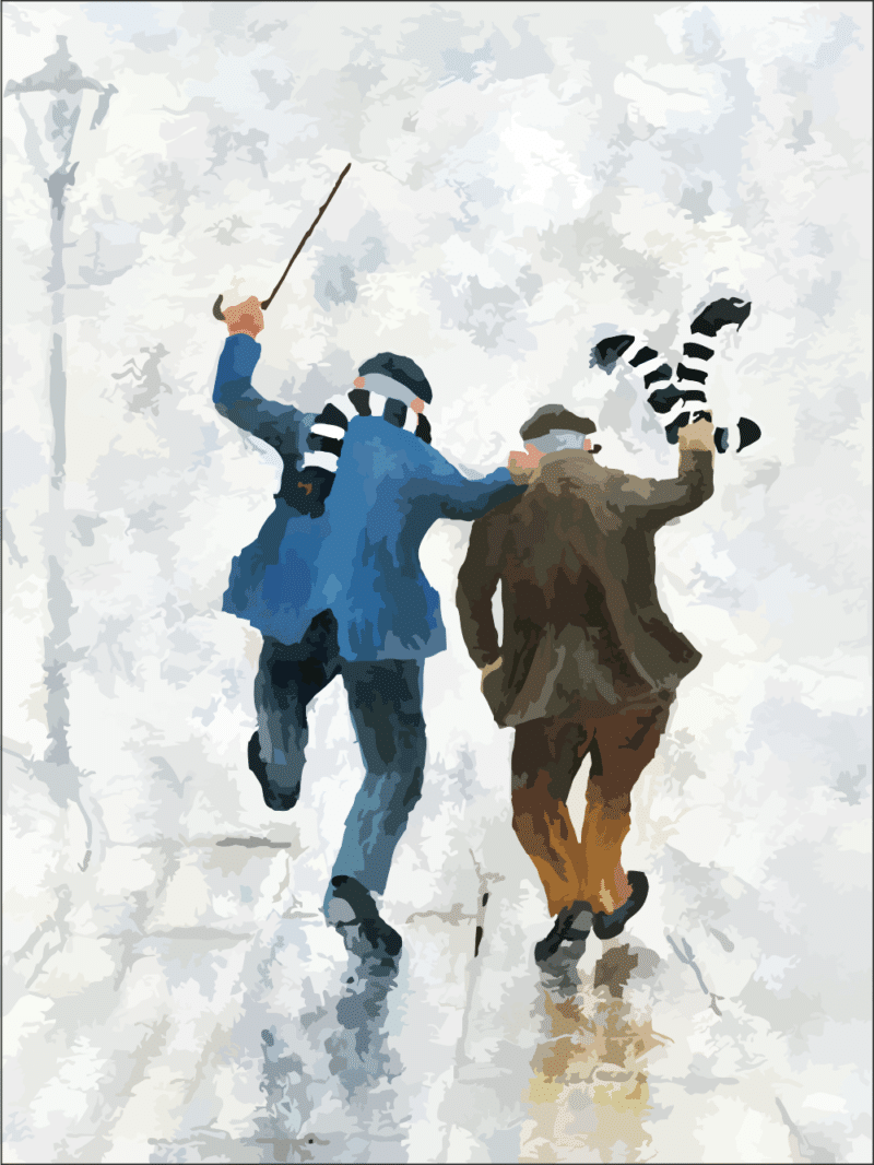 ewige freundschaft ii. (mg 608) gobelin stickbild stickpackung
