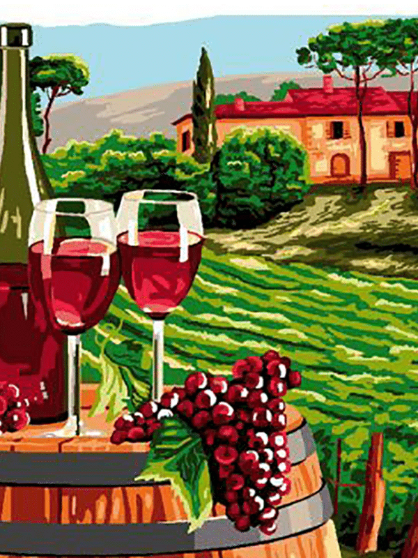 weinregion (mg 611) gobelin stickbild stickpackung