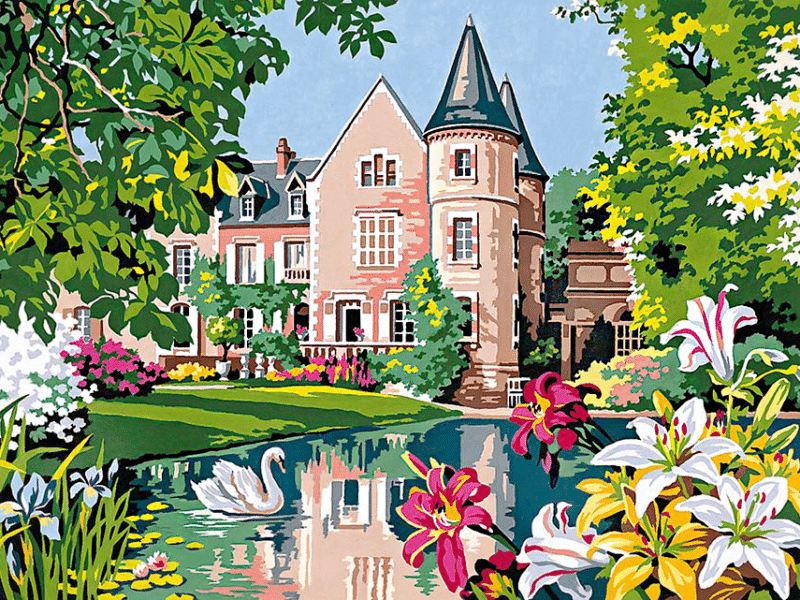 blick auf die burg (mg 641) gobelin stickbild stickpackung