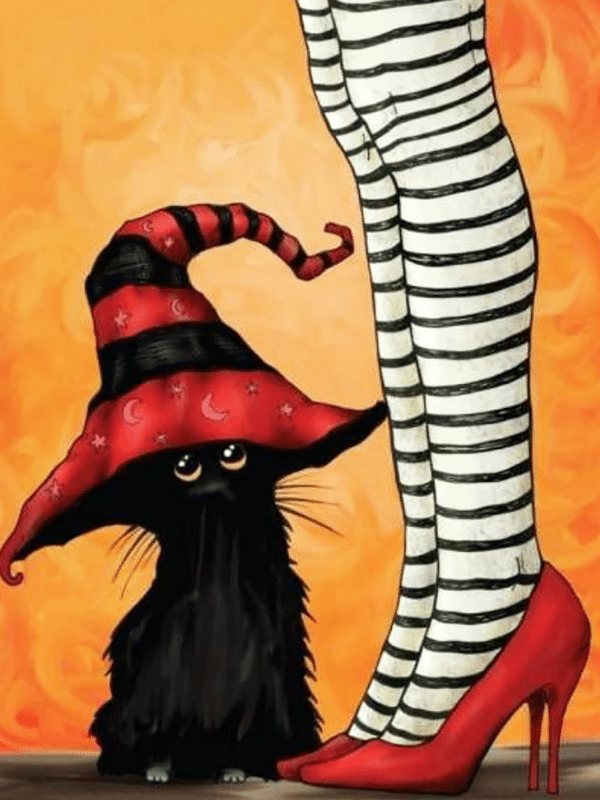 die katze der hexe (mg 651) gobelin stickbild stickpackung