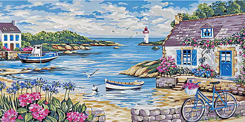 idylle am meer (mg 665) gobelin stickbild stickpackung idylle am meer (mg 665) gobelin stickbild stickpackung