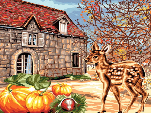jahreszeiten serie herbst (mg 679) gobelin stickbild stickpackung