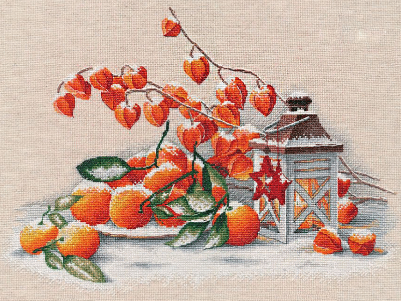 winterfrüchte (mg 703) gobelin stickbild stickpackung