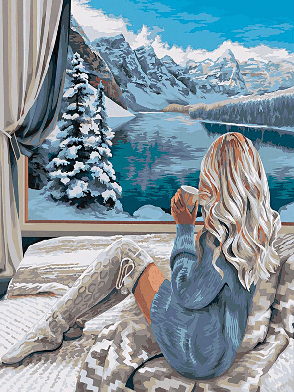 winterfeeling (mg 708) gobelin stickbild stickpackung