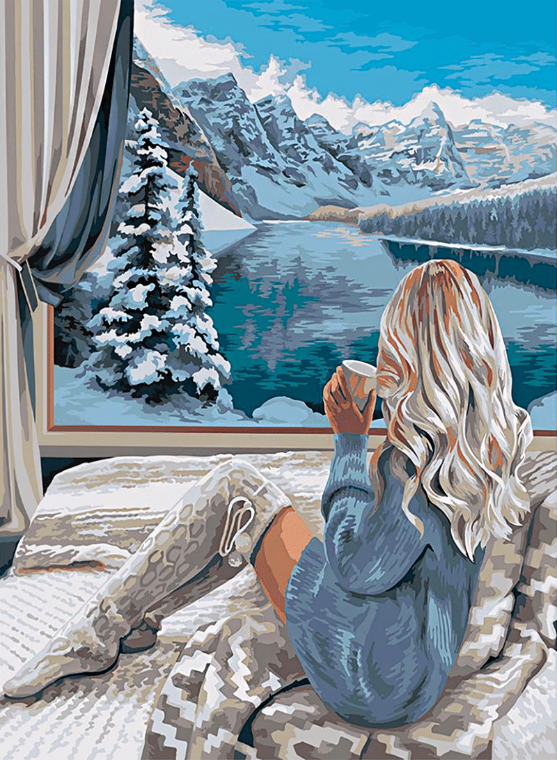 winterfeeling (mg 708) gobelin stickbild stickpackung