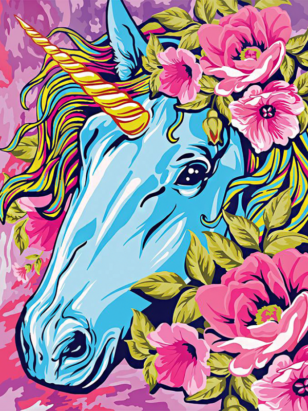 einhorn (mg 712) gobelin stickbild stickpackung