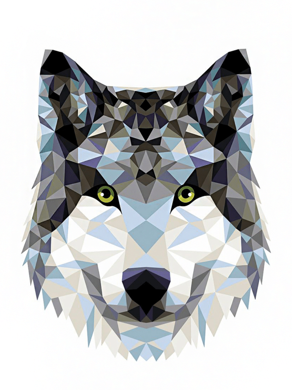 wolf mosaik (mg 714) gobelin stickbild stickpackung