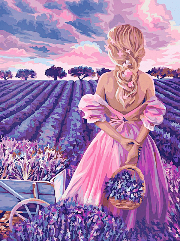 lavendel gefühl (mg 717) gobelin stickbild stickpackung