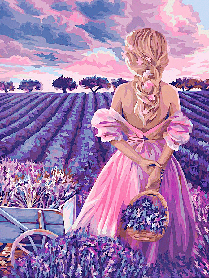 lavendel gefühl (mg 717) gobelin stickbild stickpackung