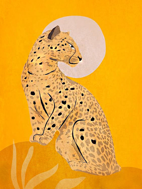 gepard (mg 745) gobelin stickbild stickpackung