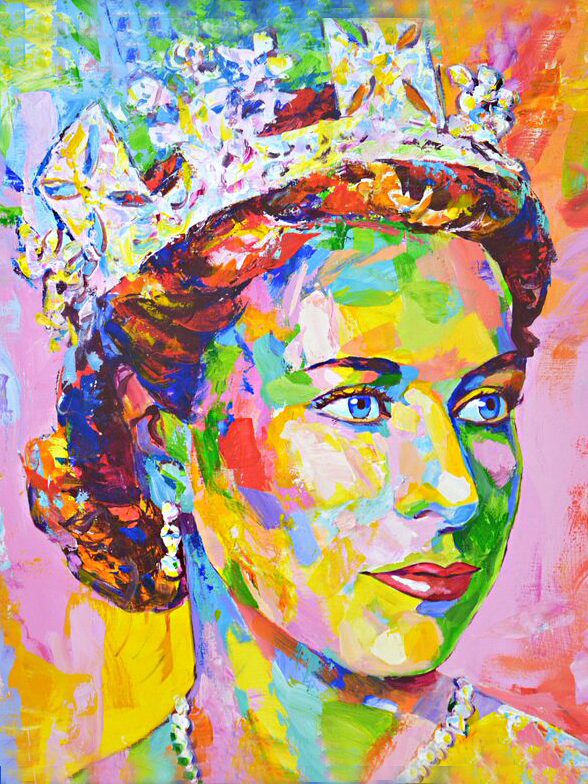 elisabeth ii. farbiges porträt (mg 775) gobelin stickbild stickpackung