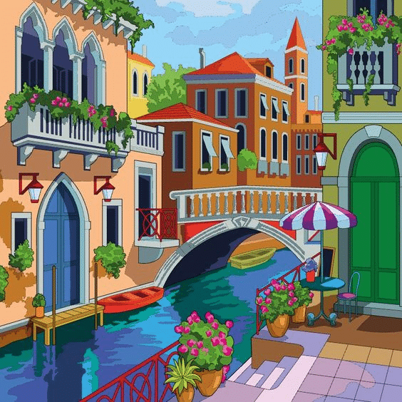 venedig (mg 876) gobelin stickbild stickpackung