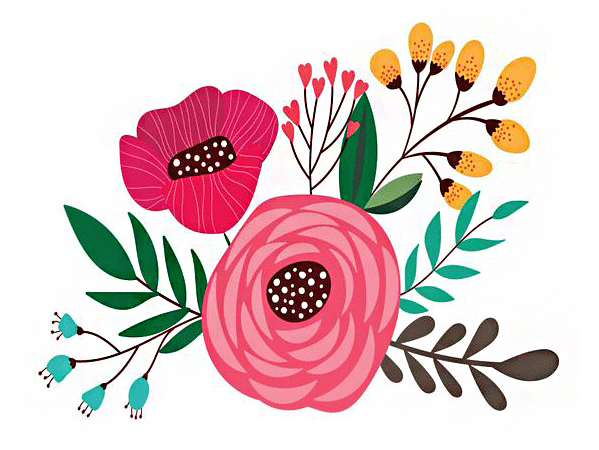 blumen natürliche ii. (mg 886) gobelin stickbild stickpackung