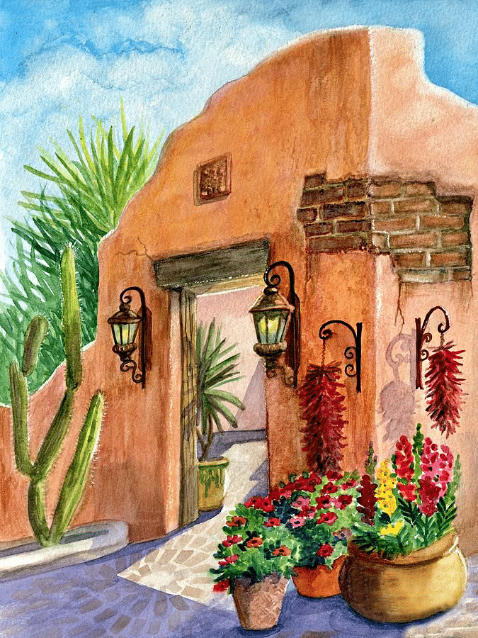 mediterrane ruinen (mg 900) gobelin stickbild stickpackung