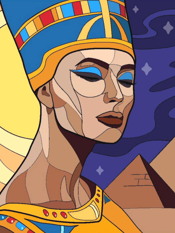nefertiti (mg 903) gobelin stickbild stickpackung
