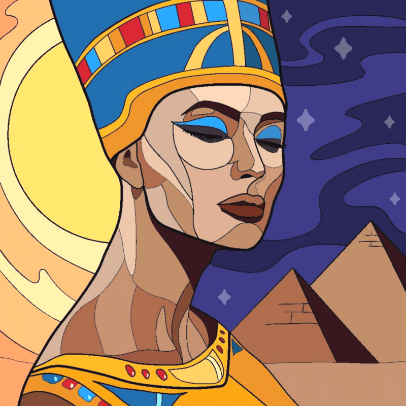 nefertiti (mg 903) gobelin stickbild stickpackung