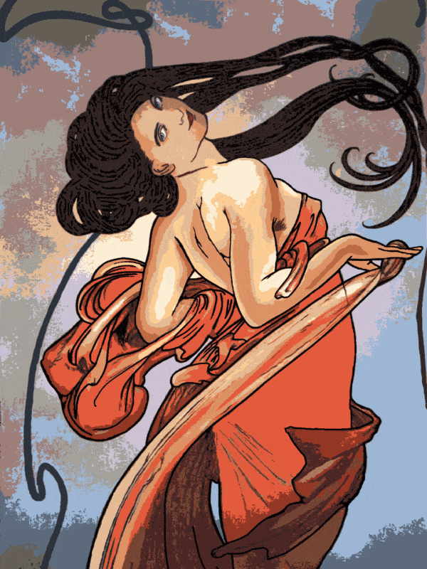 alphonse mucha (mu 001) gobelin stickbild stickpackung