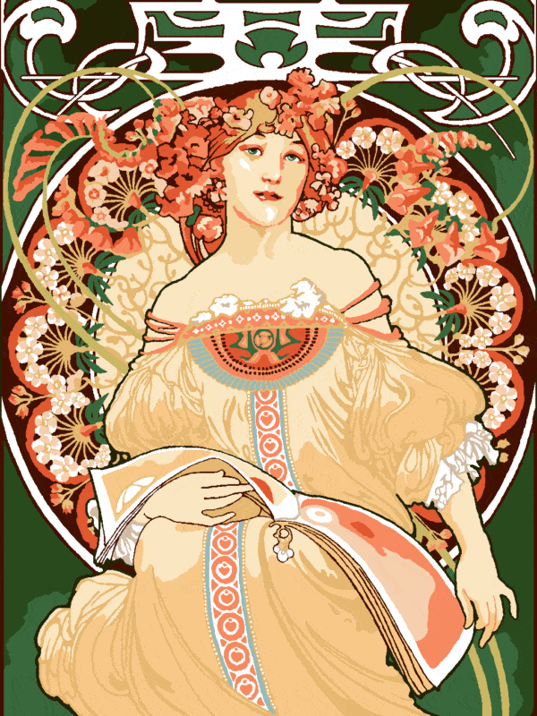 alphonse mucha (mu 008) gobelin stickbild stickpackung
