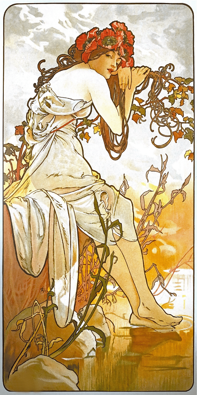 alphonse mucha (mu 023) gobelin stickbild stickpackung