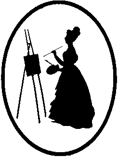 schwarzweiß silhouette (si 015) gobelin stickbild stickpackung