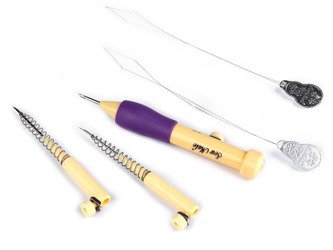 punch nadel/stickerei stift – stickset