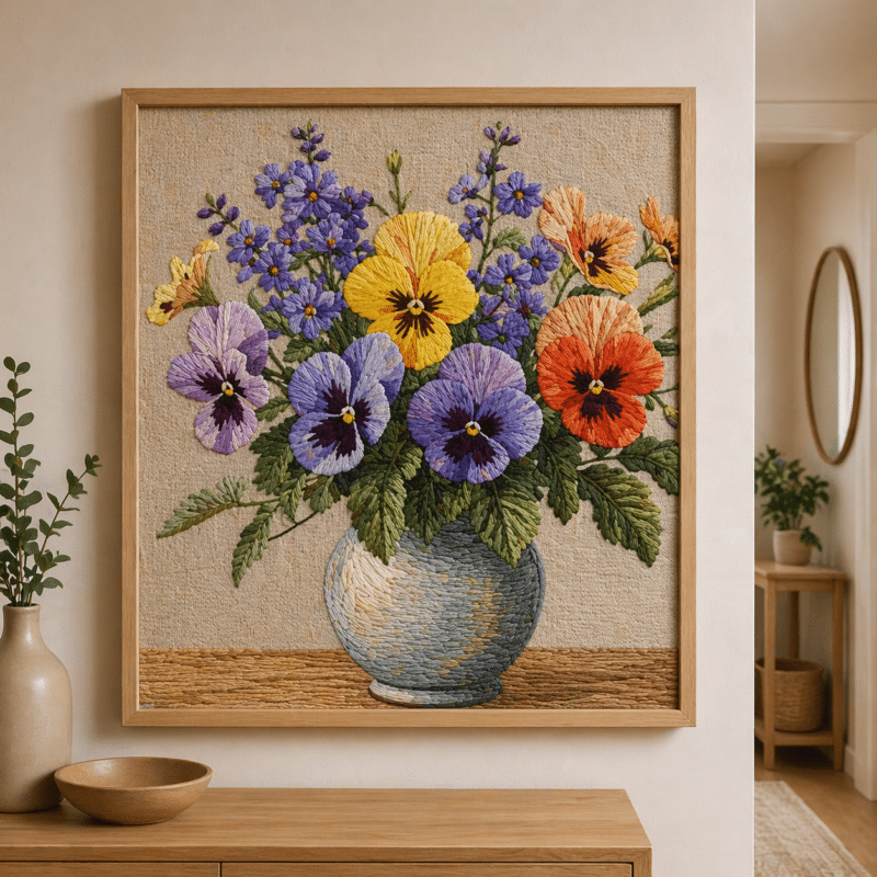 zauberhafte blumensträuße (mg 1143) gobelin stickbild stickpackung (másolat)