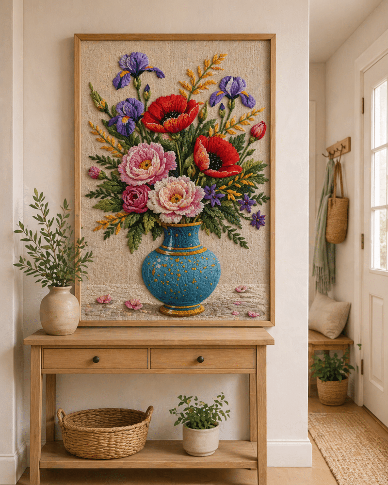 zauberhafte blumensträuße (mg 1143) gobelin stickbild stickpackung (másolat)
