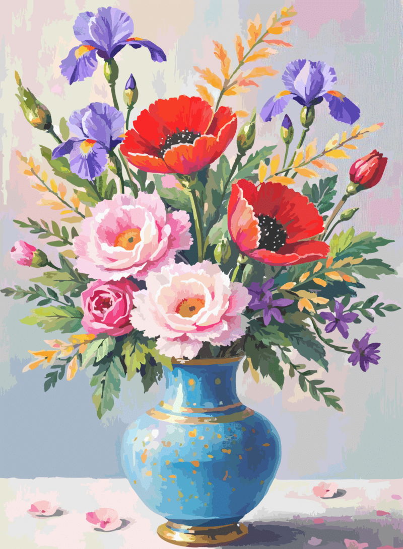 zauberhafte blumensträuße (mg 1143) gobelin stickbild stickpackung (másolat)