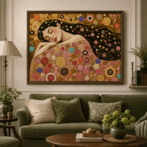 klimt inspiriertes kunstwerk ii. (mg 1109) gobelin stickbild stickpackung (másolat)