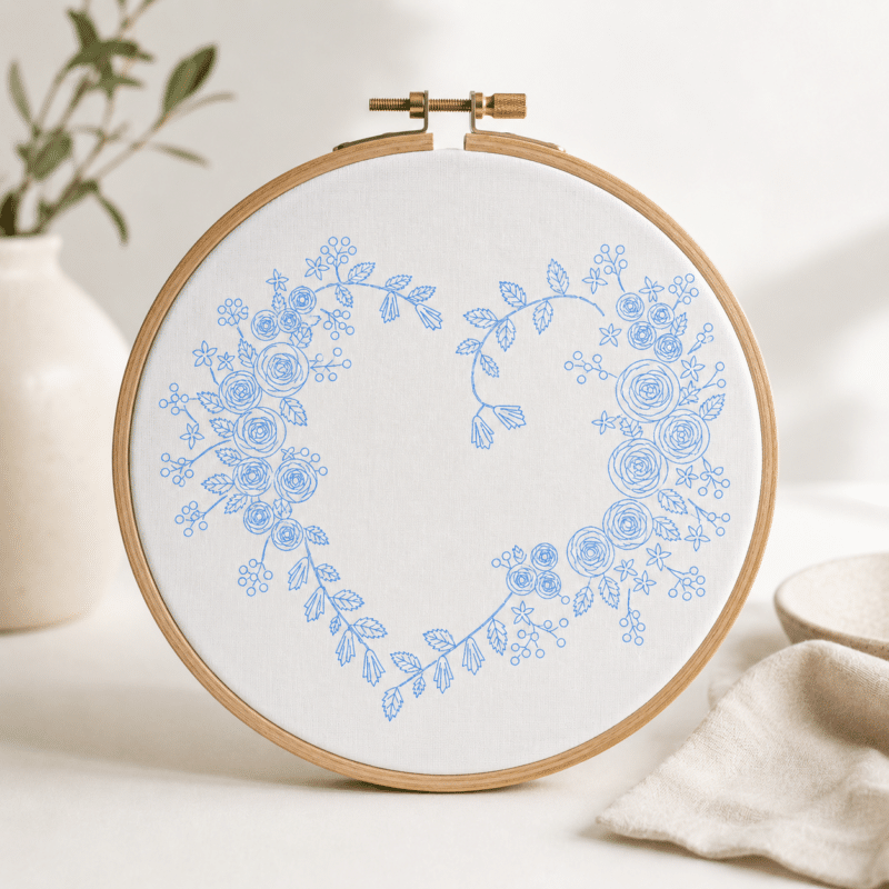 blumenkranz (mgh 042) kreuzstich set