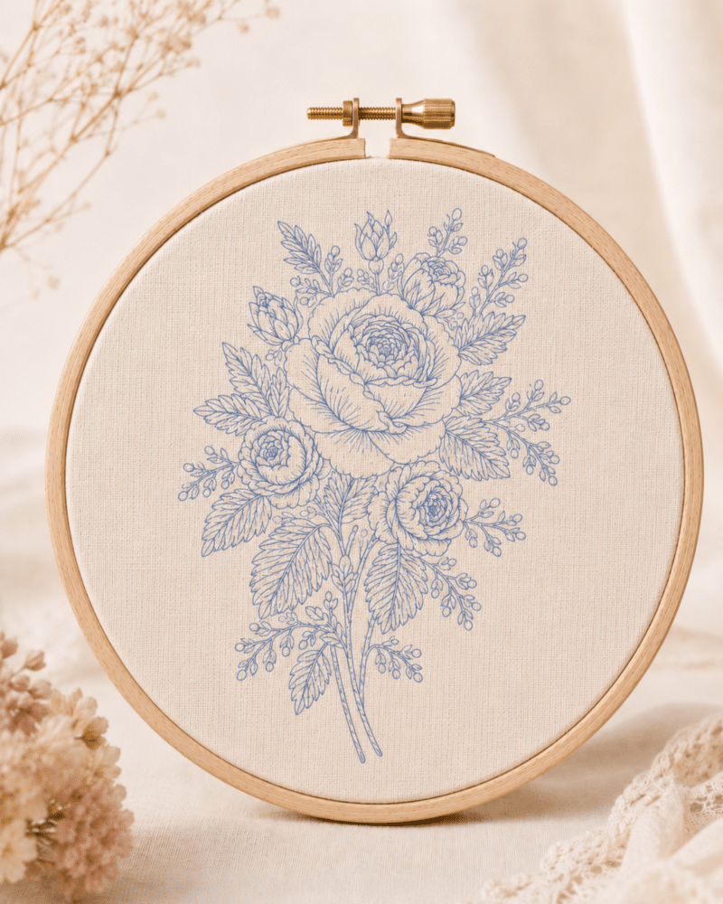 rose (mgh 041) kreuzstich set