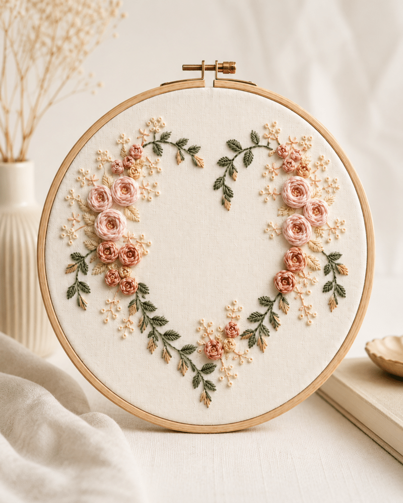 blumenkranz (mgh 042) kreuzstich set