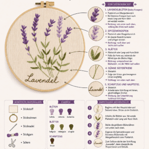 lavendel (mgh 039) kreuzstich set