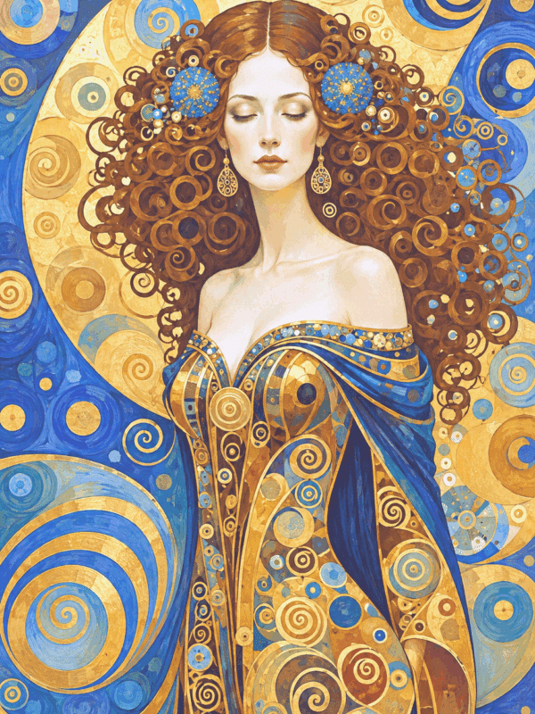 klimt inspiriertes kunstwerk iii. (mg 1161)