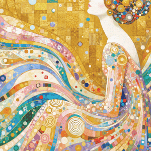 klimt inspiriertes kunstwerk iii. (mg 1161)