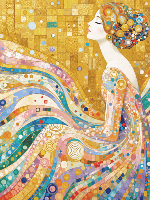 klimt inspiriertes kunstwerk iii. (mg 1161)