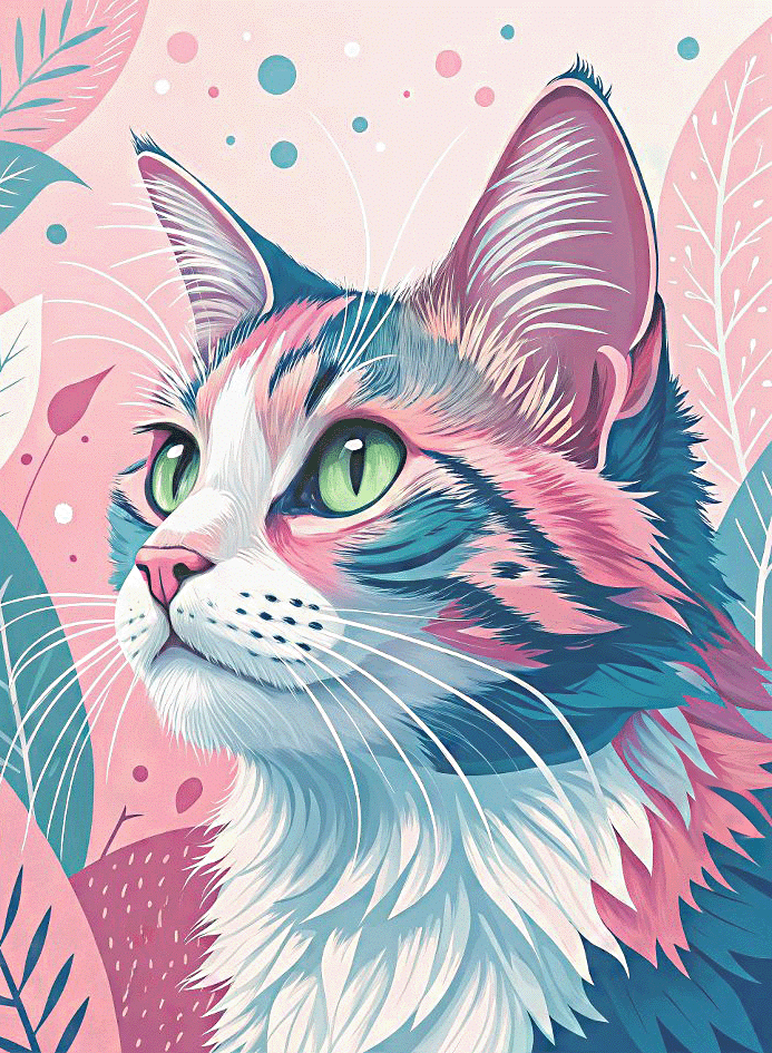 katzen jahreszeiten: frühling (mg 1169)