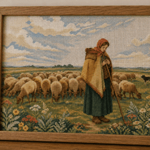 jean françois millet – hirtenmädchen mit ihrer herde überarbeitet (mg 1225)