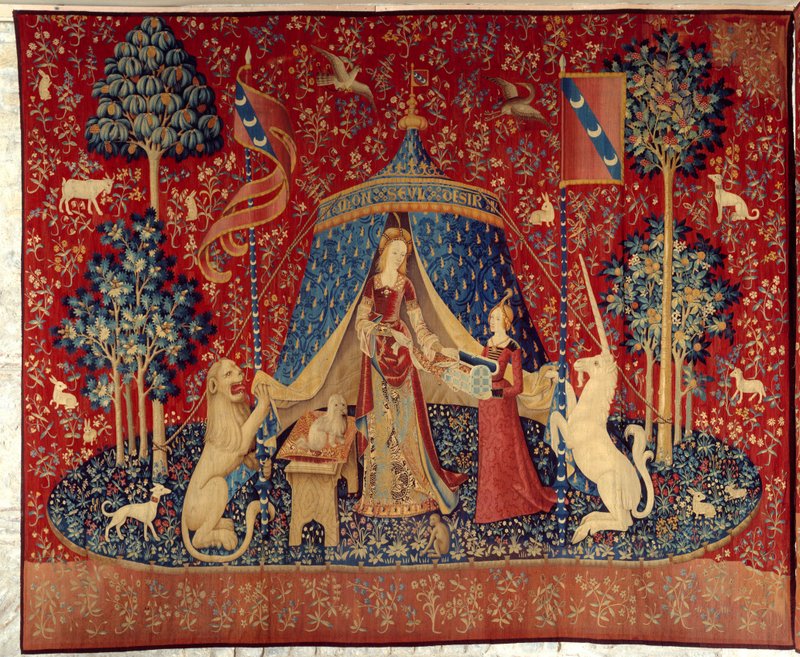 flemish school la dame a la licorne (lady and the unicorn) to my only desire (meisterdrucke 1466441)