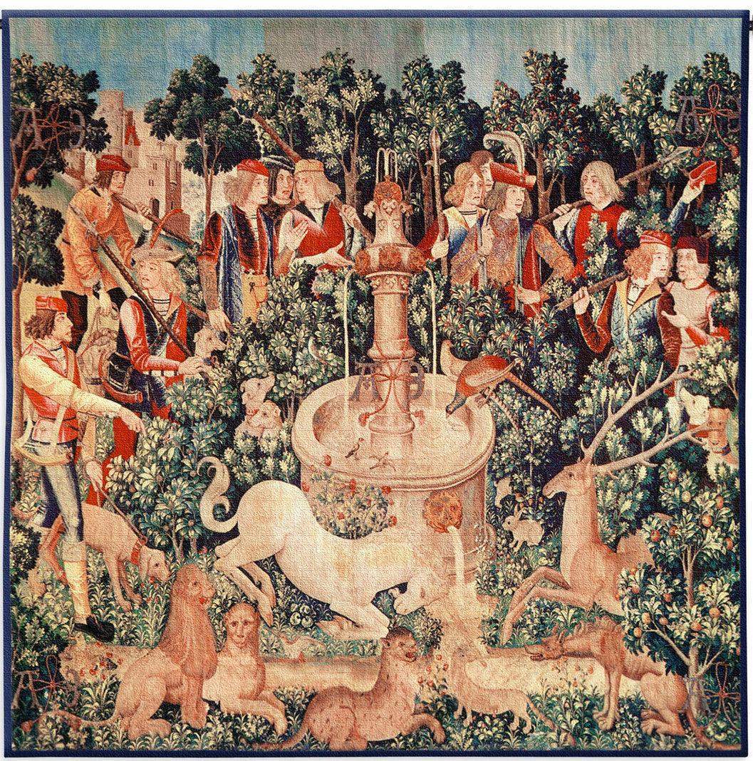 t29880 35 hunt of unicorn tapestry