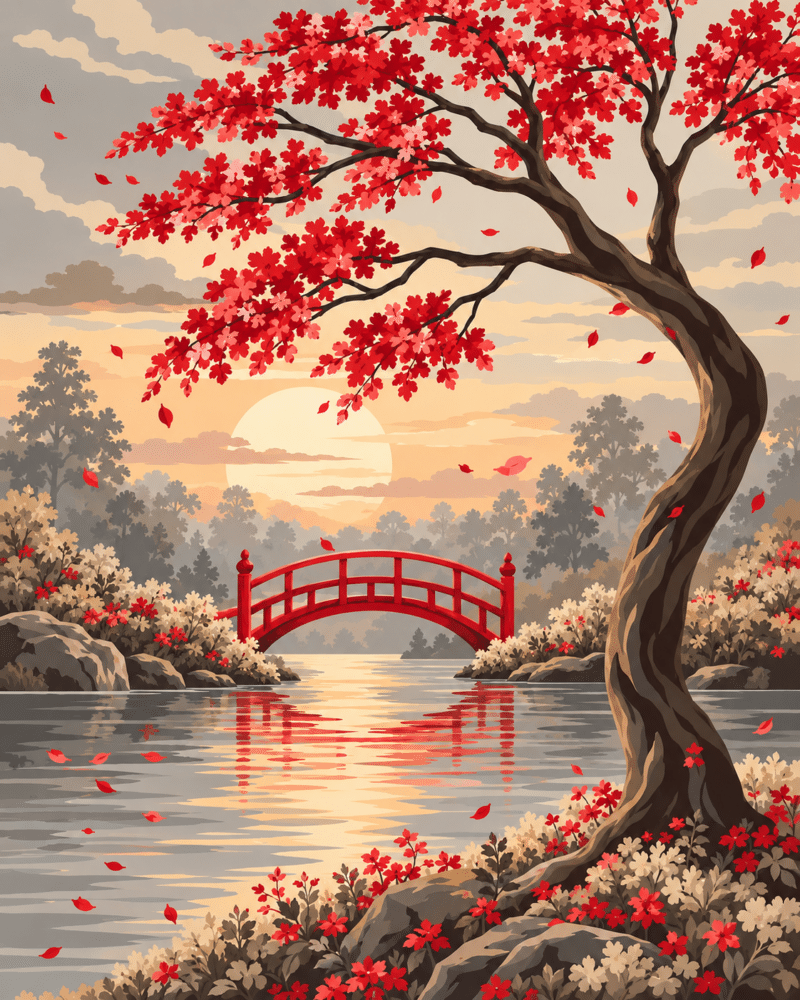 japanisches motiv (mg 146) gobelin stickbild stickpackung