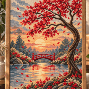 japanisches motiv (mg 146) gobelin stickbild stickpackung