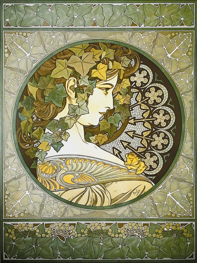 alphonse mucha – efeu (mu 002)